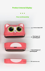 Duo Nest name stamp impression on fabric — waterproof child's name stamp