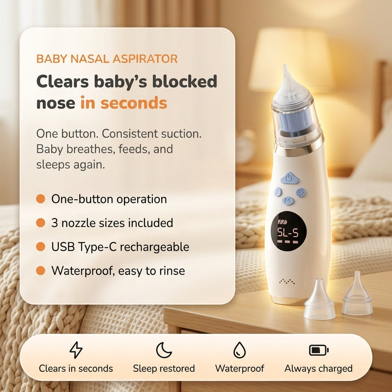 Clear Nest - Electric, Waterproof, USB Rechargeable