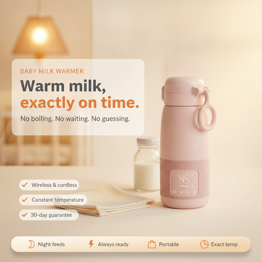 Warm Nest - Wireless, Portable, Constant Temperature Milk Warmer